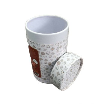 White and Recyclable Custom Food Grade Paper Tube